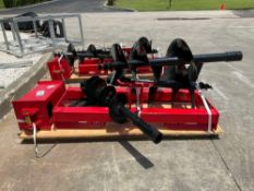 ( 1 ) UNUSED 2025 AUGER ATTACHMENT FOR SKID STEER, BITS APPROX 8in / 12in & 16in