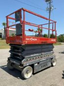 2015SKYJACK SCISSOR LIFT MODEL SJ4632, ELECTRIC; LOW HRS SHOWING, APPROX MAX PLATFORM HEIGHT 32 FT,