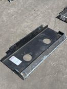 UNUSED 2025 MOUNTING PLATE FOR DINGO SKID STEER, APPROX 24in W