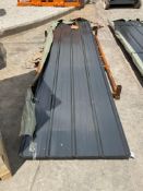UNUSED 12FT GALVALUME STEEL SIDING ROOFING, APPROX 100SHEETS IN STACK, APPROX 12FT.x 38in