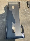 UNUSED 2025 MOUNTING PLATE FOR SKID STEER, APPROX 45in W