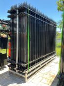 UNUSED FENCE MODEL SK-FEN20, APPROX 10FT L x 7FT H , APPROX 20PCS FENCE PANELS & APPROX 21PCS POST
