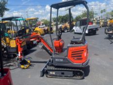2024 AGT MX15R EXCAVATOR, RUBBER TRACKS, PUSH BLADE, BUCKET, 21532