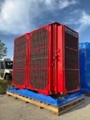 UNUSED DIESEL RADIATOR CO. MODEL DSII-19-01-090 HEAT EXCHANGER/ OIL COOLER, ( 2 ) 50 HP MOTORS,