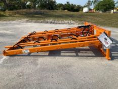 UNUSED 2024 LANDHONOR HAY ACCUMULATOR GRAPPLE ATTACHMENT MODEL HAG-12-24Q FOR UNIVERSAL SKID STEER