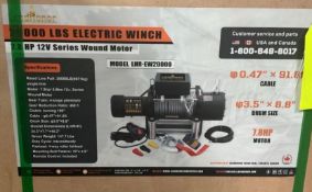 UNUSED LANDHONOR 20,000LBS ELECTRIC WINCH MODEL LHR-EW20000H **FREE LOADING ASSISTANCE IS AVAILABL