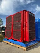 UNUSED DIESEL RADIATOR CO. MODEL DSII-19-01-090 HEAT EXCHANGER/ OIL COOLER, ( 2 ) 50 HP MOTORS,