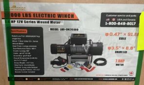 UNUSED LANDHONOR 20,000LBS ELECTRIC WINCH MODEL LHR-EW20000H **FREE LOADING ASSISTANCE IS AVAILABL
