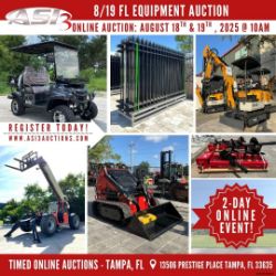 8/19 FL Equipment Auction - DAY 2