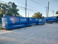 BULK BID LOT FOR LOT #'S 30314-30319. - (5) 16 YARD ROLL OF CONTAINERS & (1) TRAILER.