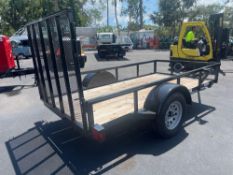 UNUSED 2025 SUPERIOR TRAILER 5FTX10FT 1 AXLE L-IRON ELITE MODEL 1510-ELITE, GVWR APPROX 3000 LBS