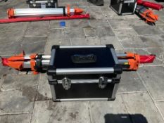 UNUSED 2025 SELF-LEVELING ROTARY LASER IN CARRYING CASE , OPERATING MANUAL / MEASURING STICK & ST...