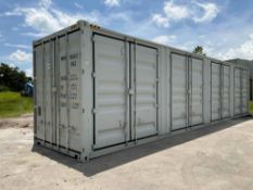 2025 40FT STORAGE CONTAINER, APPROX 102in TALL x 96in WIDE x 40FT DEEP