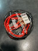4 SETS OF UNUSED HEAVY DUTY BOOSTER CABLES 200AMP, 13FT EACH