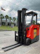 2015 TOYOTA STAND ON FORKLIFT MODEL 8BNCU20, ELECTRIC, 36V, APPROX MAX CAPACITY 4000LBS, APPROX MAX