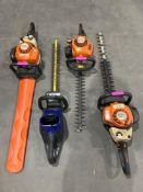 LOT OF HEAD CLIPPERS AND EDGERS; BRANDS INCLUDE STIHL AND KOBALT