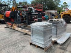 TOYOTA STAND ON FORKLIFT MODEL 9BRU23, ELECTRIC, 36V, APPROX MAX CAPACITY 4500LBS, APPROX MAX HEI...