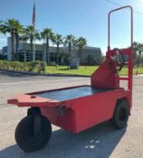 TAYLOR DUNN STOCKCHASER CART MODEL 1159 SC, ELECTRIC, APPROX 24VOLTS, APPROX MAX CAPACITY 50, FLA...