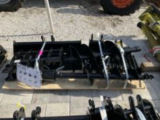 UNUSED 2025 VICSEC MINI EXCAVATOR ATTACHMENT SET WHICH INCLUDES ( 1 ) BUCKET WITH TEETH / ( 1 ) Q...
