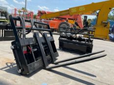UNUSED 2025GIYI SIDE SHIFT FORK ATTACHMENT MODEL GY-CYHC FOR MINI SKID STEER