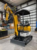 UNUSED 2025 IR MINI EXCAVATOR MODEL IRE20; YANMARDIESEL ENGINE; SWING BOOM, HYDRAULIC THUMB, PUSH