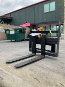 UNUSED 2024 WOLVERINE MINI PALLET FORK ATTACHMENT MODEL MPF-11-2500G FOR SKID STEER