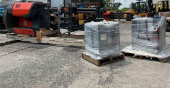 TOYOTA STAND ON FORKLIFT MODEL 9BRU23, ELECTRIC, 36V, APPROX MAX CAPACITY 4500LBS, APPROX MAX HEI...