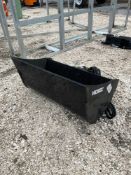( 1 ) 2024 UNUSED VICSEC TITLING BUCKET ATTACHMENT FOR EXCAVATOR, APPROX 24in