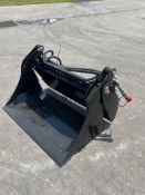 UNUSED 2025 GIYI 4-IN-1 BUCKET ATTACHMENT MODEL GY-XKH39F FOR SKID STEER, APPROX 39in (PLEASE NOT...