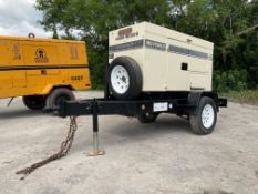 MULTIQUIP WHISPER WATT TRAILER MOUNTED AC GENERATOR MODEL DCA-25SSIU2, DIESEL,PHASE 3/1 , APPROX R