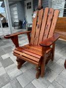 CEDAR GLIDING/ROCKING CHAIR