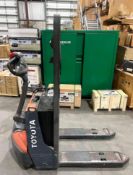 2019 TOYOTA PALLET JACK MODEL 8HBW23, ELECTRIC, 24V, MAX CAPACITY 4500LBS, RUNS AND OPERATES