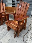 CEDAR GLIDING/ROCKING CHAIR