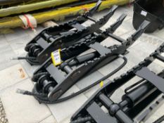 ( 1 ) UNUSED 2024 GIYI CAT 3T HYDRAULIC THUMB CLAMP, 20906