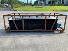 UNUSED 2025 MOWER KING ANGLE BROOM ATTACHMENT FOR UNIVERSAL SKID STEER MODEL SSAB-72, APPROX WORK...