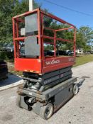 2013 SKYJACK SCISSOR LIFT MODEL SJIII 3219, ELECTRIC, APPROX MAX PLATFORM HEIGHT 19FT, NON MARKING