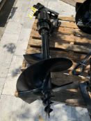( 1 ) UNUSED 2024 VICSEC AUGER ATTACHMENT FOR MINI EXCAVATOR, APPROX 16in DIA, 20960