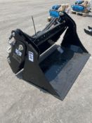 UNUSED 2025GIYI 4-IN-1 BUCKET ATTACHMENT MODEL GY-XKH39F FOR SKID STEER, APPROX 39in