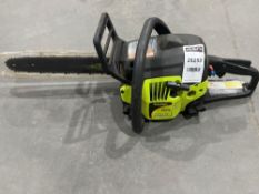 POULAN GAS CHAIN SAW MODEL P3314; APPROXIMATELY 33CC AND 14