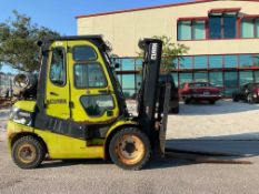 CLARK FORKLIFT MODEL C30L, LP POWERED, ENCLOSED CAB, APPROX MAX CAPACITY 3875LBS, APPROX MAX HEIGHT