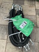 ( 1 ) BUNDLE OF UNUSED 2025 HYDRAULIC HOSES FOR EXCAVATOR, FITS 1-3TONEXCAVATOR