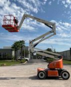 2017 SNORKEL ARTICULATING BOOM LIFT MODEL A46JE ; ELECTRIC; APPROX MAX PLATFORM HEIGHT 46FT; APPROX