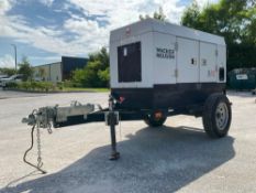 2019 WACKER NEUSON G25 GENERATOR, DIESEL, TRAILER MOUNTED, APPROX 19.5 /24.4 KW/KVA, APPROX PHASE