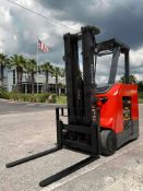 2015 TOYOTA STAND ON FORKLIFT MODEL 8BNCU20, ELECTRIC, 36V, APPROX MAX CAPACITY 4000LBS, APPROX MAX