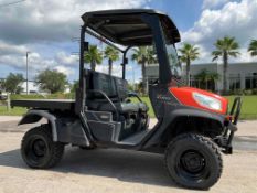 KUBOTARTV-X900 UTV, DIESEL, KUBOTAENGINE, 4X4,HYDRAULIC DUMP BED, HITCH, BILL OF SALE ONLY, RUN