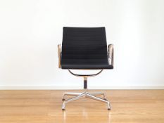 Vitra Alu Chair EA 108 Hopsack schwarz
