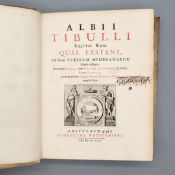 [BROUCKHUYS, J.]: Albii Tibulli..[Opera] quae exstant.....
