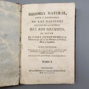 GUMILLA, Joseph: Historia Natural - Civil y Geografica de las Naciones...
