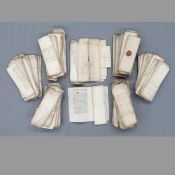 Großes Konvolut Urkunden und Akten des Reichskammergerichtes in Speyer