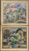 Wohl Alfred ABERDAM (1894-1963), 2 Landschaften, signiert, Öl/Lwd, 47 x 55 cm / Probably Alfred